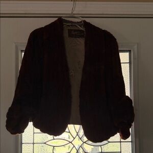 Mycra Pac Teddy Jacket in Deep Brown